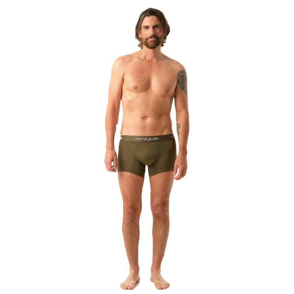 Comfyballs Performance Regular Boxer - Olive Green - Image 4