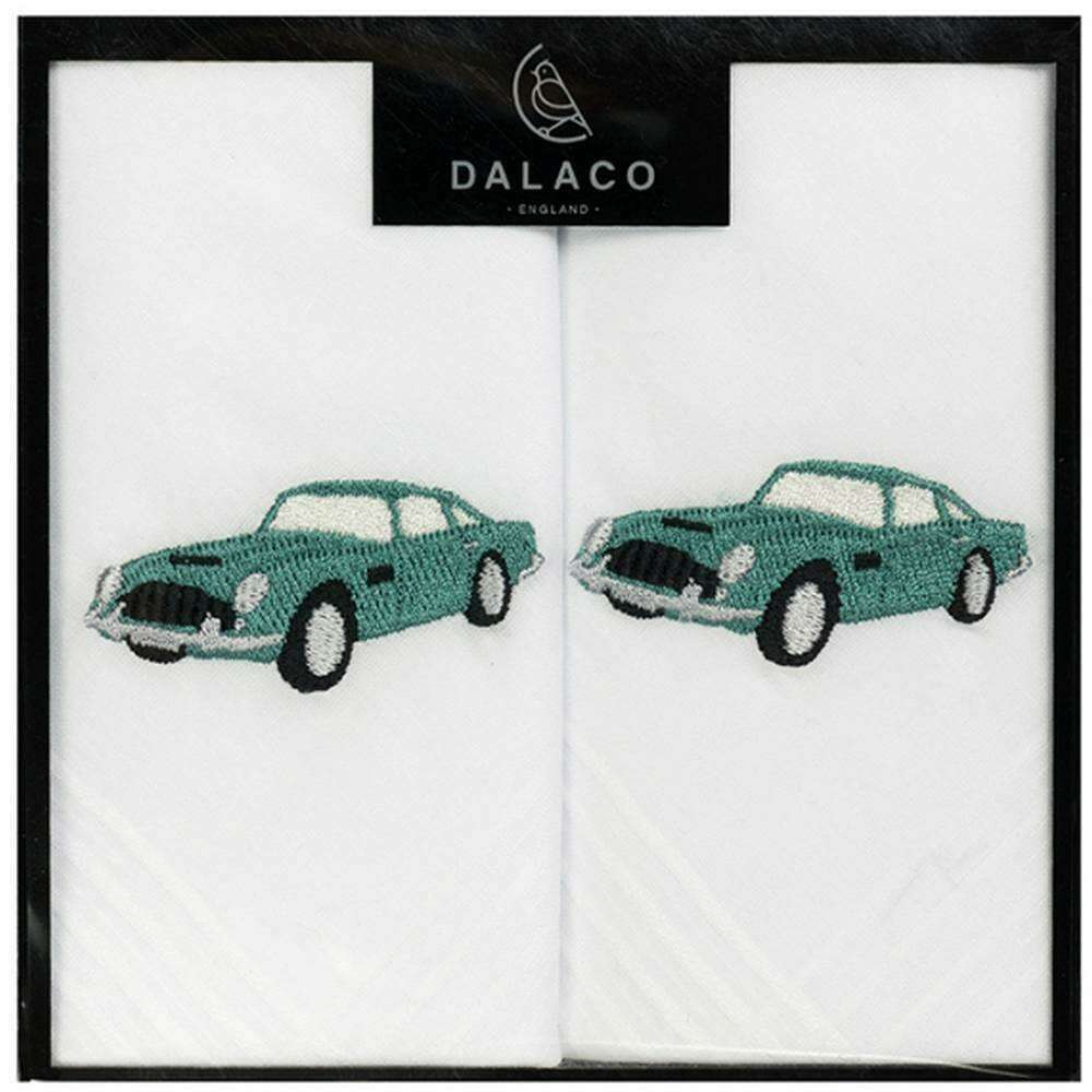 Dalaco Classic Car Handkerchiefs - White - Image 2