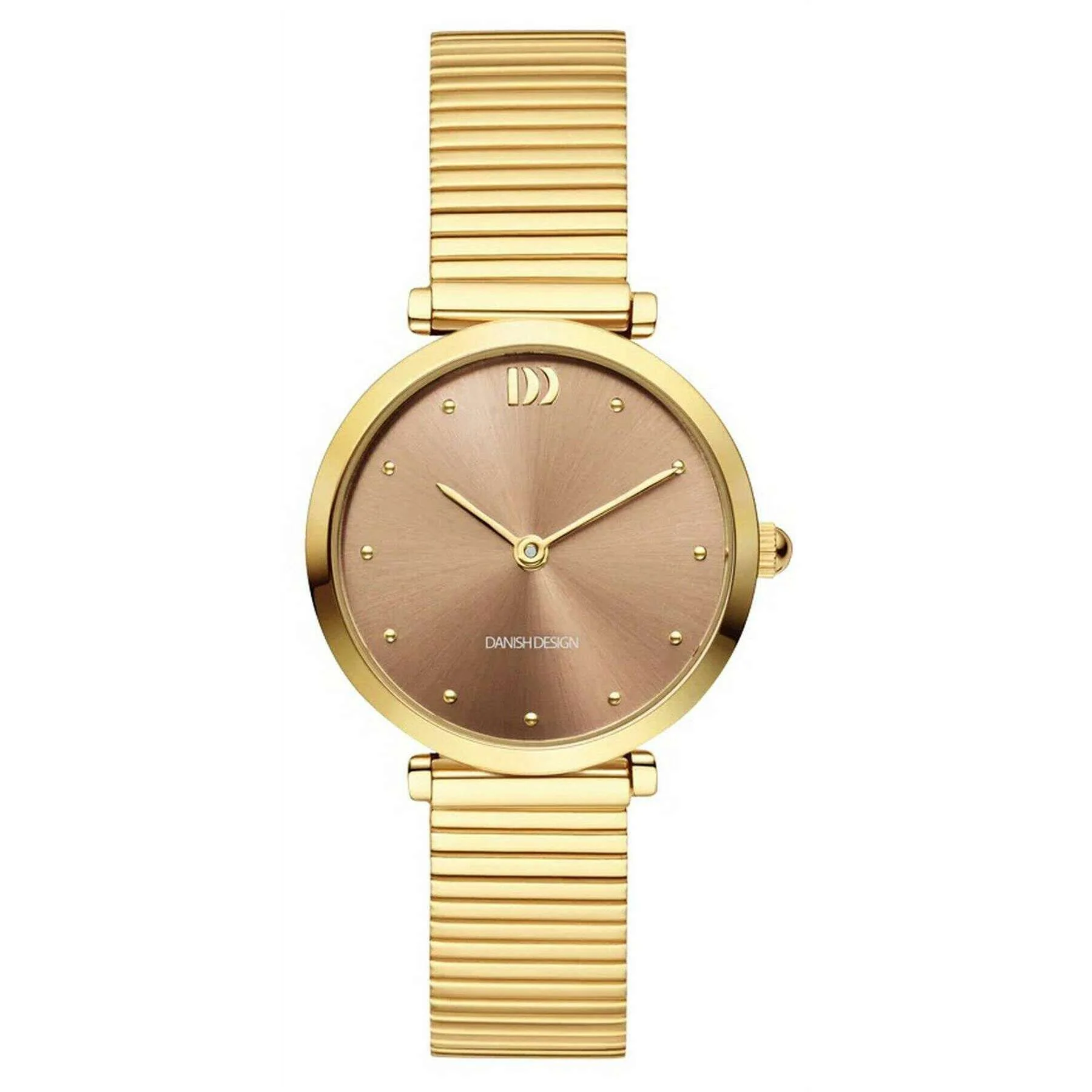 Danish Design Ava Watch - Gold/Hazel Brown