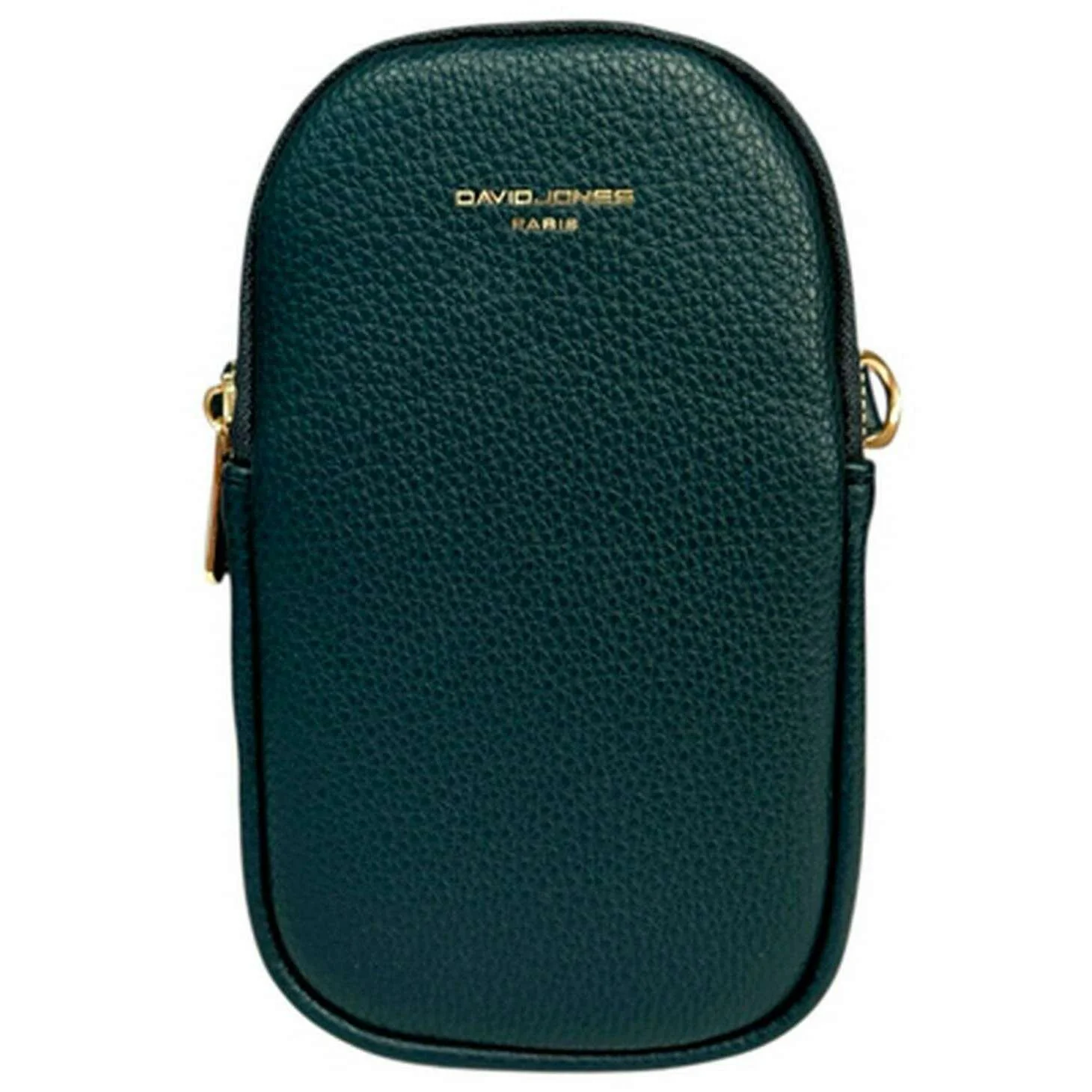 David Jones Double Zip Phone Case Bag - Navy