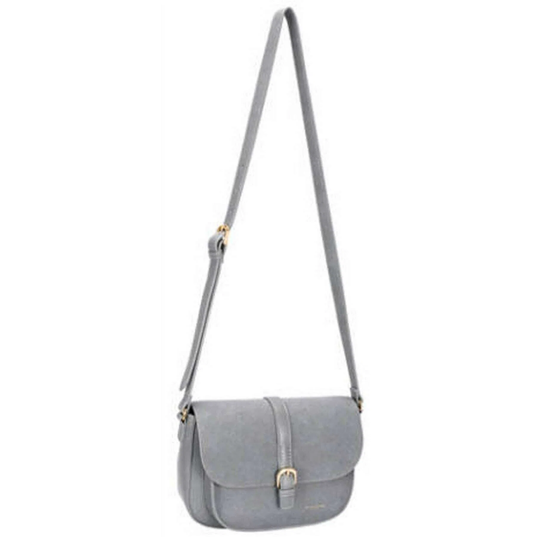 David Jones Half Flap Shoulder Bag - Steel Grey - Image 2
