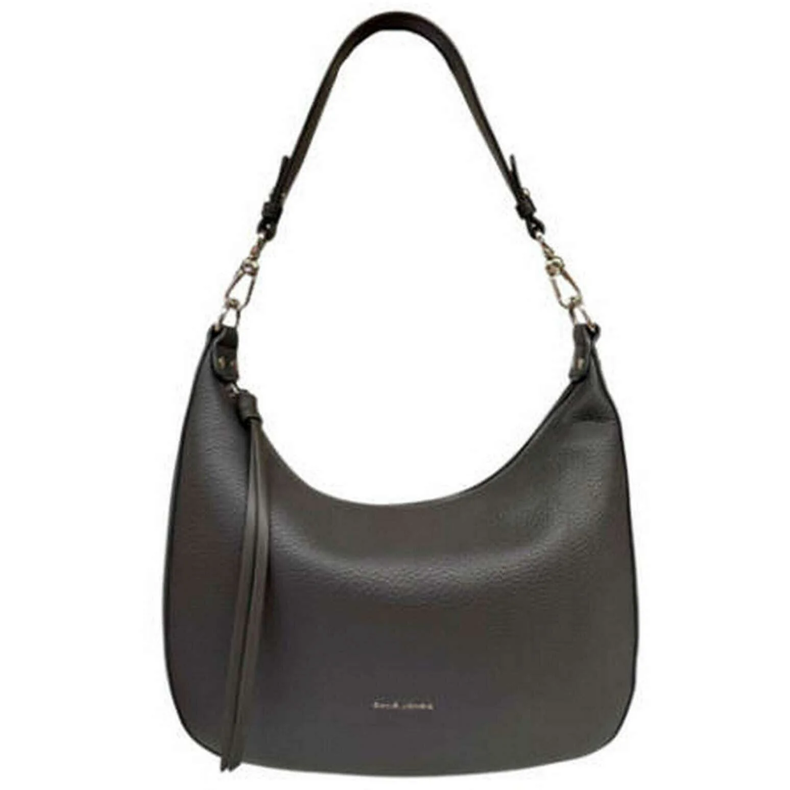 David Jones Large Scoop Shoulder Bag - Battleship Grey