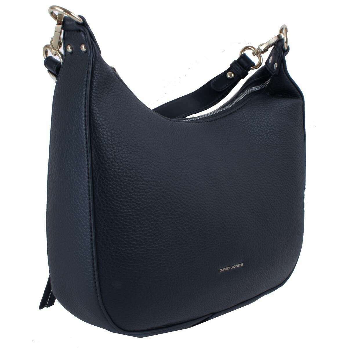 David Jones Large Scoop Shoulder Handbag - Navy - Image 4