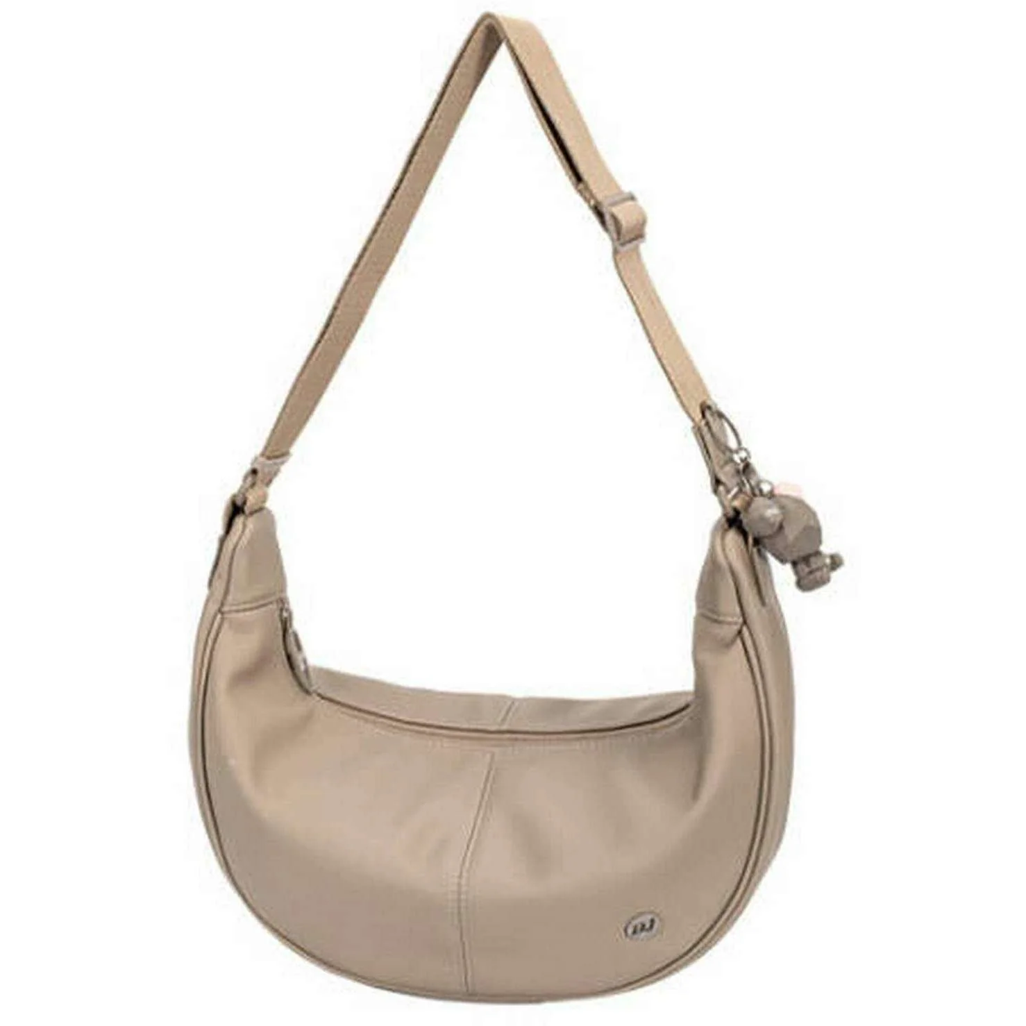 David Jones Large Slouchy Sling Bag - Warm Taupe Beige