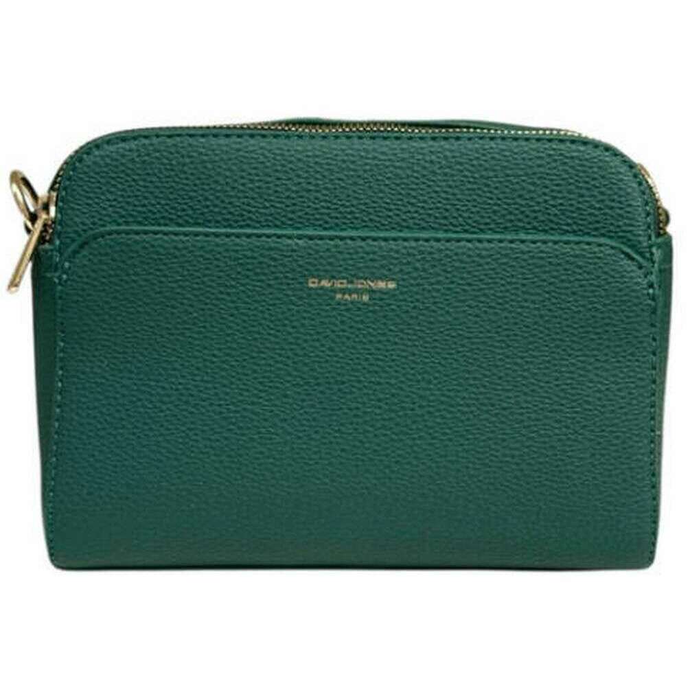 David Jones Twin Zip Camera Bag - Dark Green