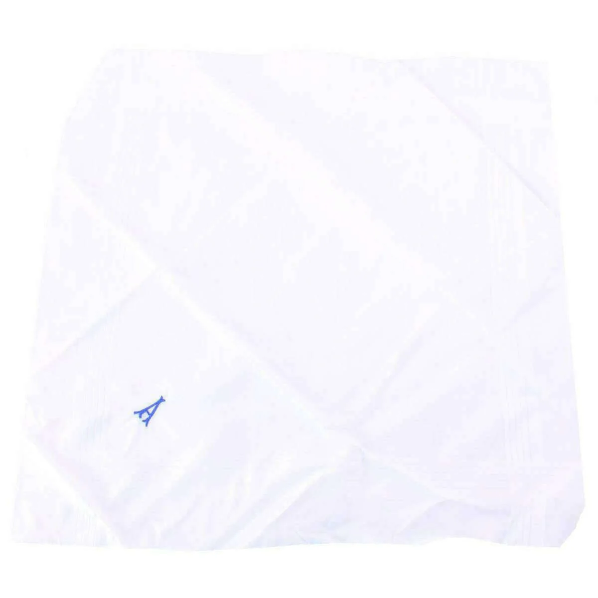 David Van Hagen A Initial 3 Pack Handkerchief - White/Blue - Image 4