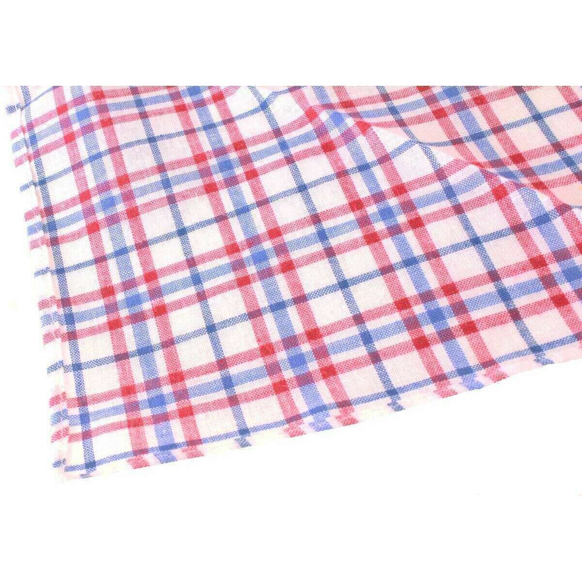 David Van Hagen Assorted 6 Pack Handkerchief - Red/Blue - Image 5