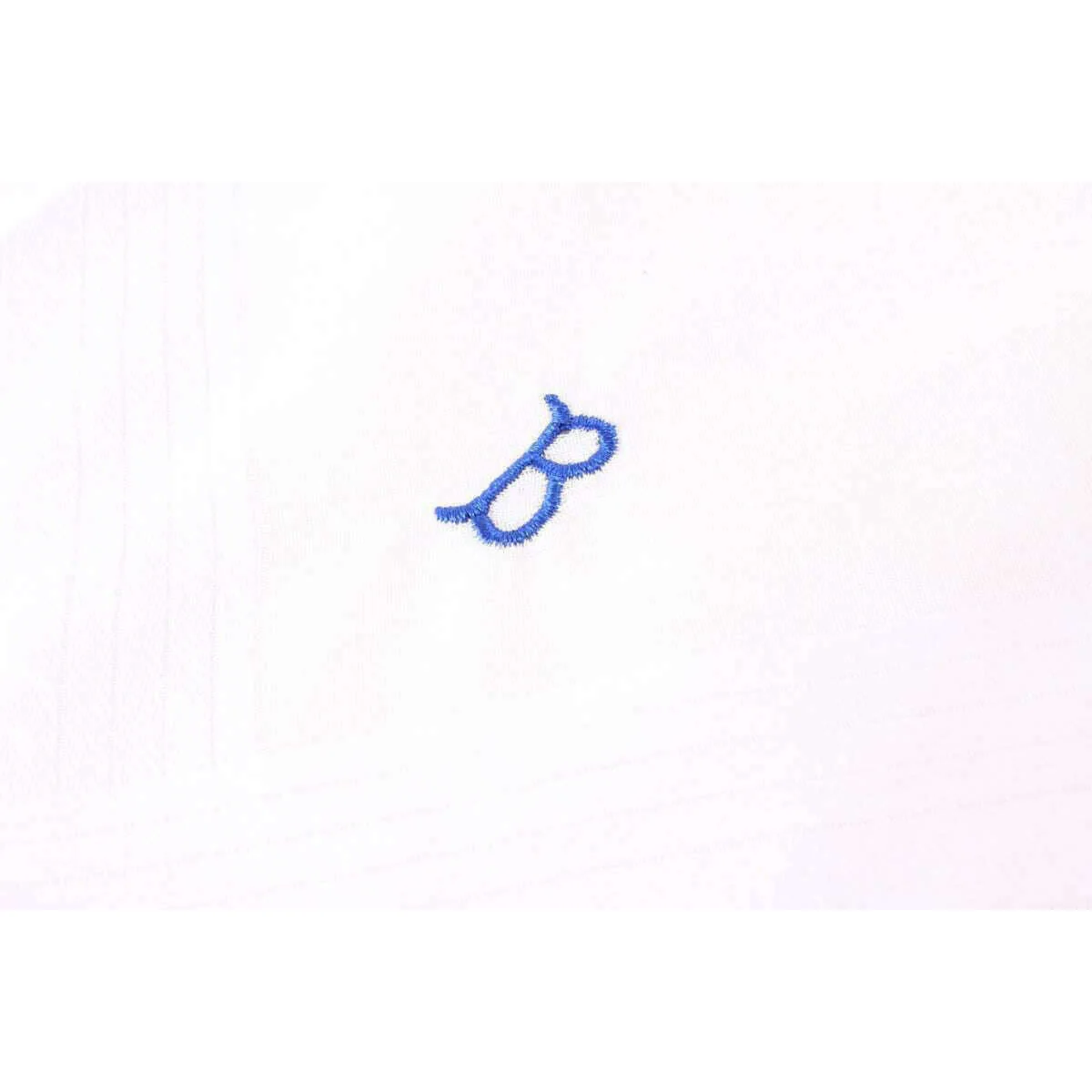 David Van Hagen B Initial 3 Pack Handkerchief - White/Blue - Image 5