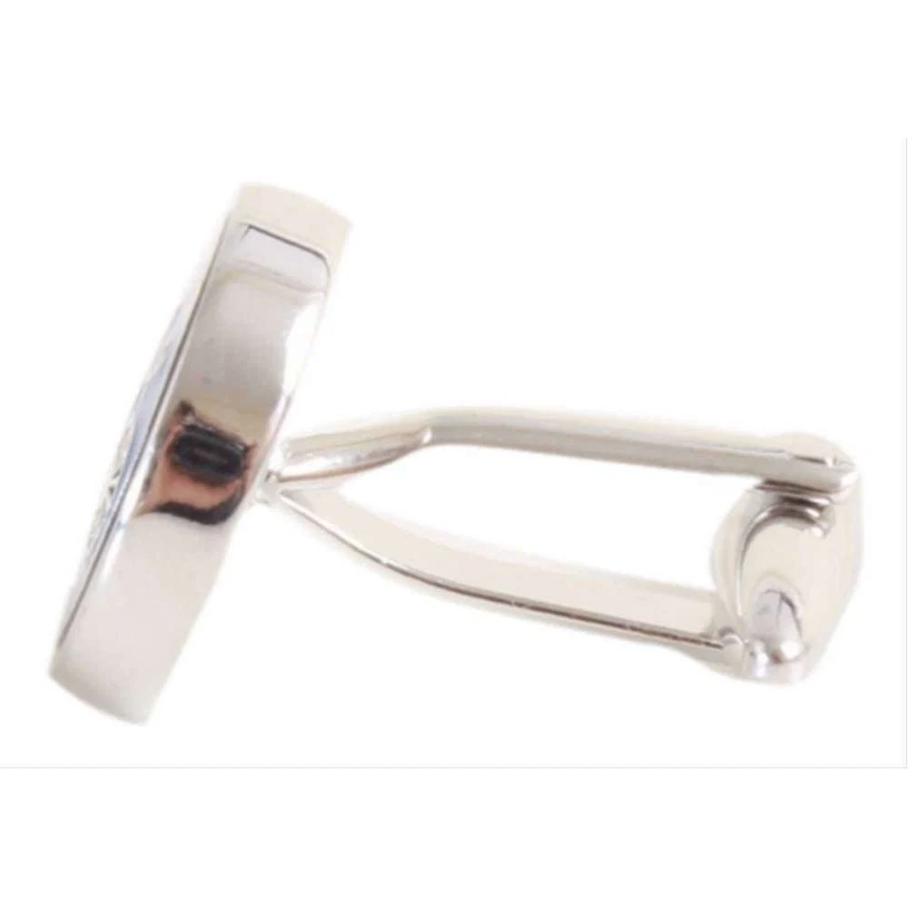 David Van Hagen Bicycle Cufflinks - Blue - Image 3