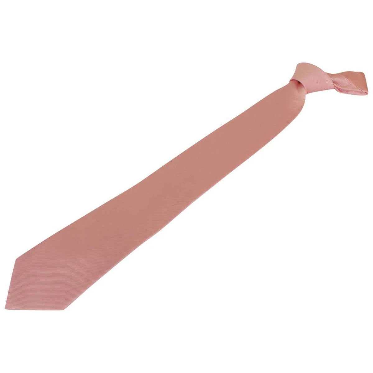 David Van Hagen Diagonal Ribbed Tie - Pink - Image 5