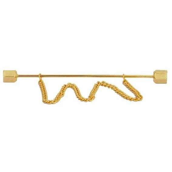 David Van Hagen Gold Plated Collar Bar - Gold