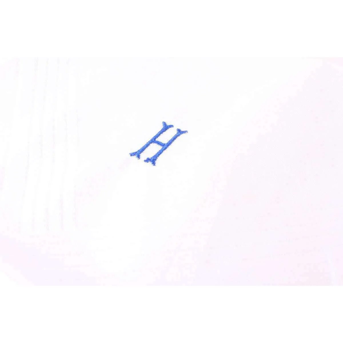 David Van Hagen H Initial 3 Pack Handkerchief - White/Blue - Image 5