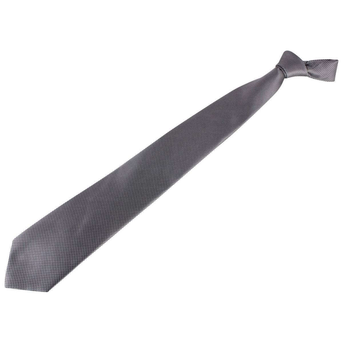 David Van Hagen Houndstooth Tie - Grey/White - Image 5
