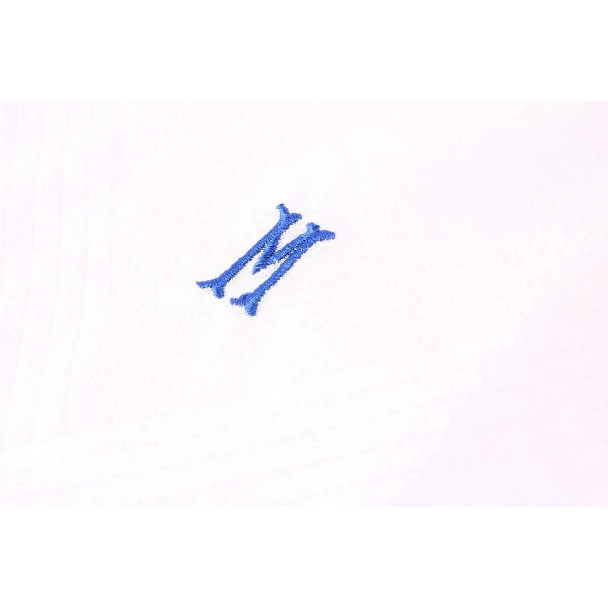 David Van Hagen M Initial 3 Pack Handkerchief - White/Blue - Image 4