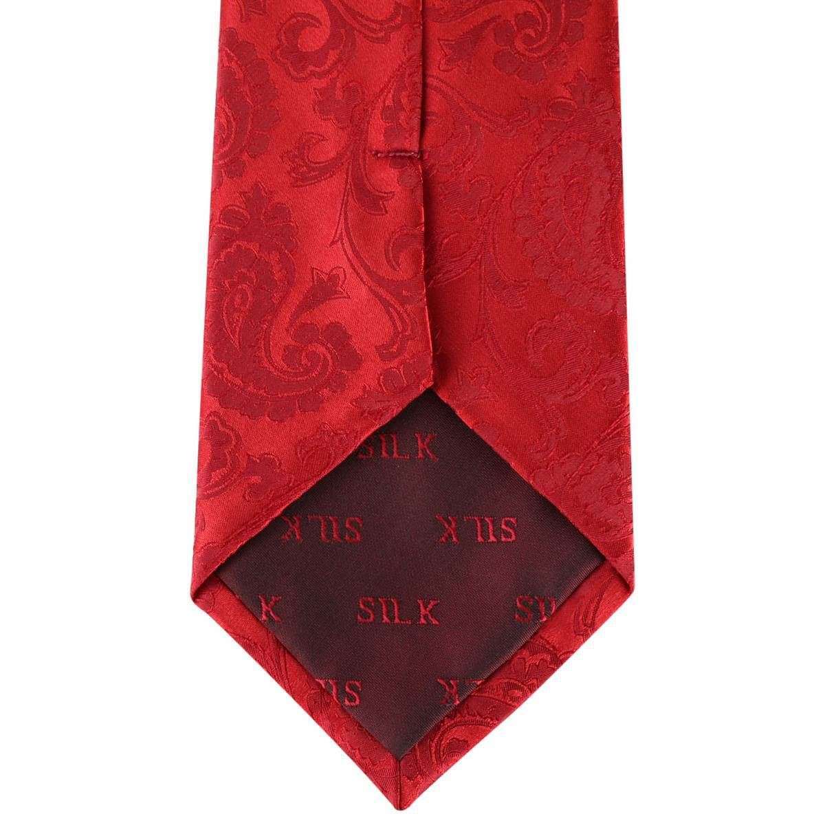 David Van Hagen Paisley Tie - Red - Image 2