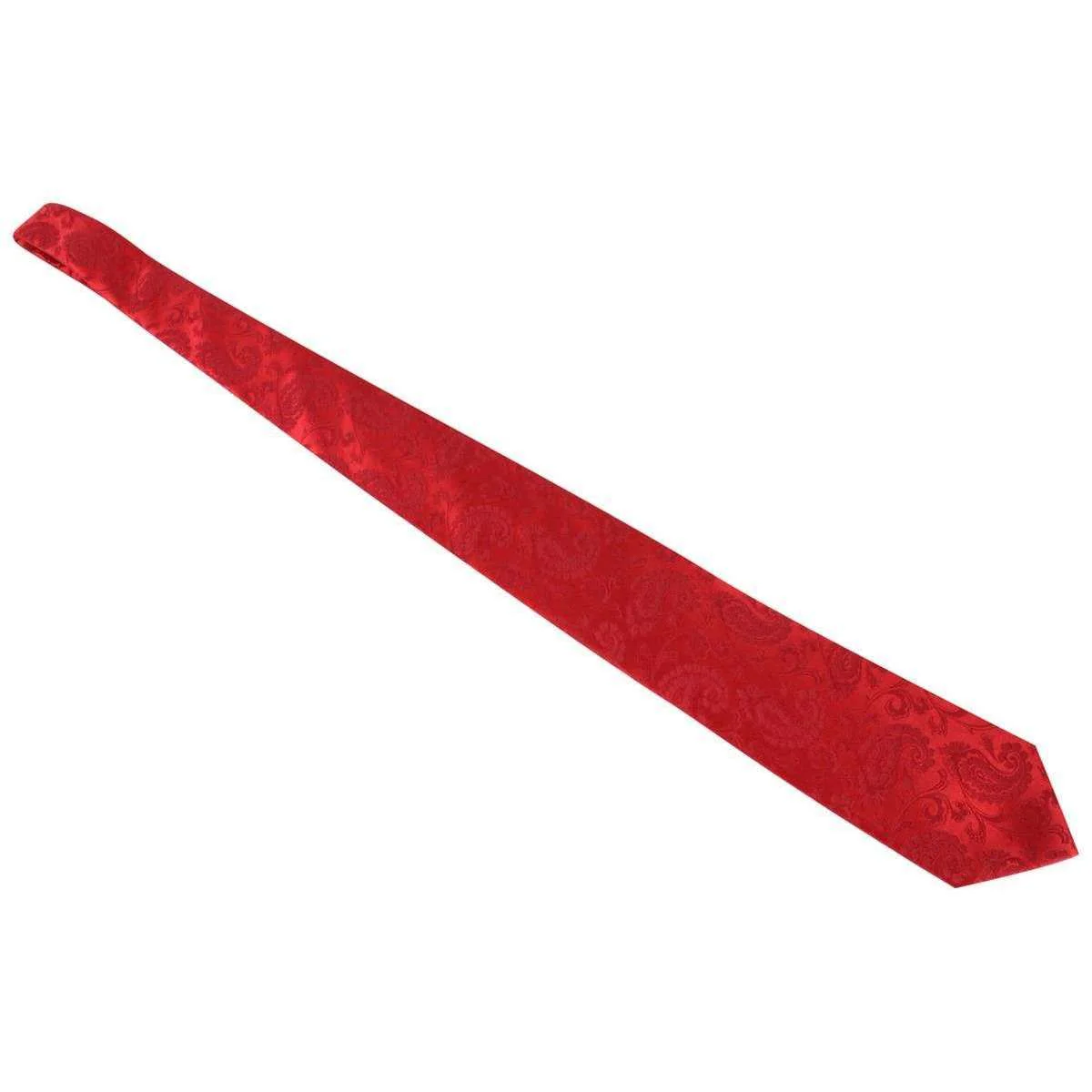 David Van Hagen Paisley Tie - Red - Image 4