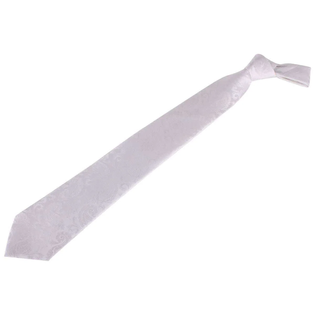David Van Hagen Paisley Tie - White - Image 5
