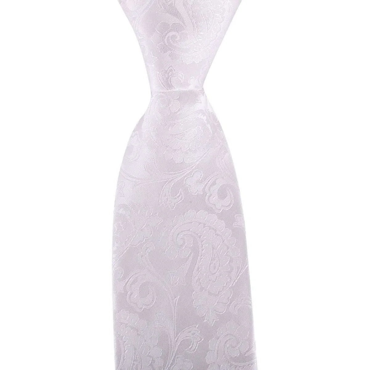 David Van Hagen Paisley Tie - White - Image 6