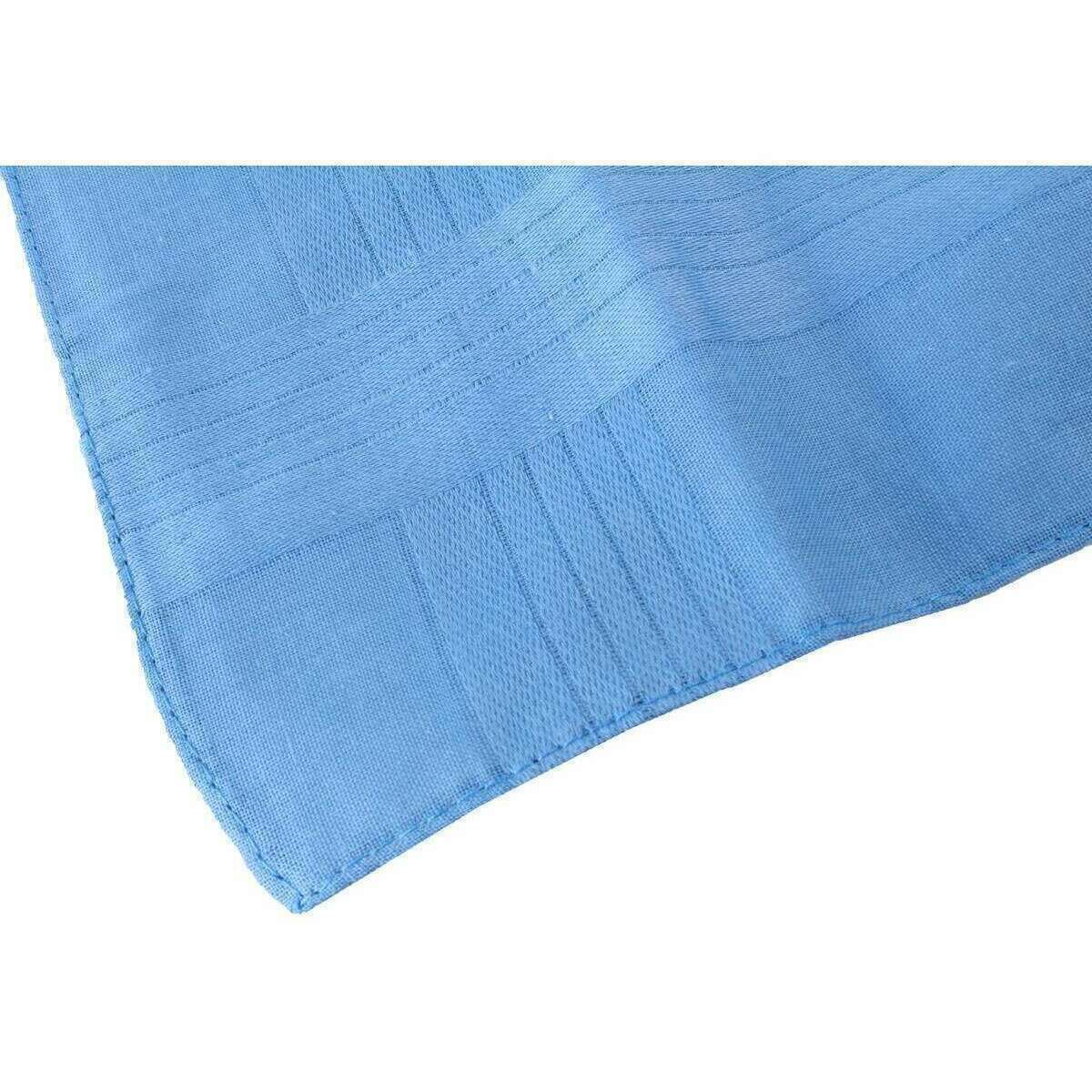 David Van Hagen Plain 6 Pack Handkerchief - Blue - Image 5
