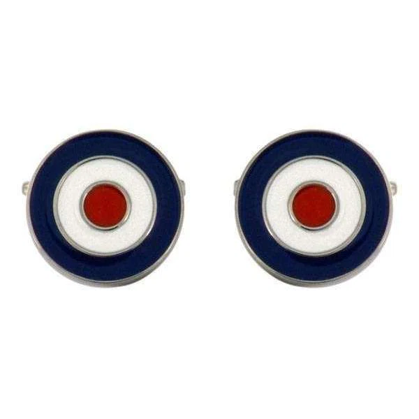 David Van Hagen RAF Cufflinks - Blue/White/Red