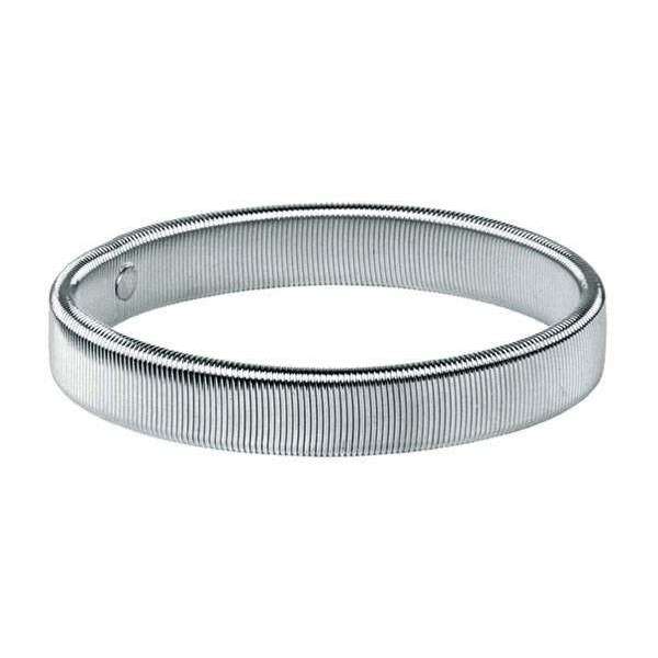 David Van Hagen Rhodium Plated Shirt Armband - Silver