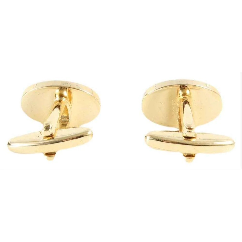 David Van Hagen Ruby Starburst Cufflinks and Tie Slide Set - Gold/Red - Image 2