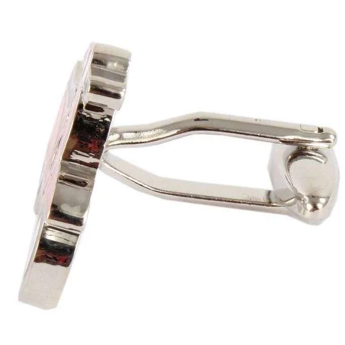 David Van Hagen Scooter Cufflinks - Red - Image 3