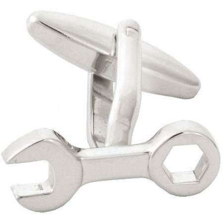 David Van Hagen Spanner Cufflinks - Silver - Image 2