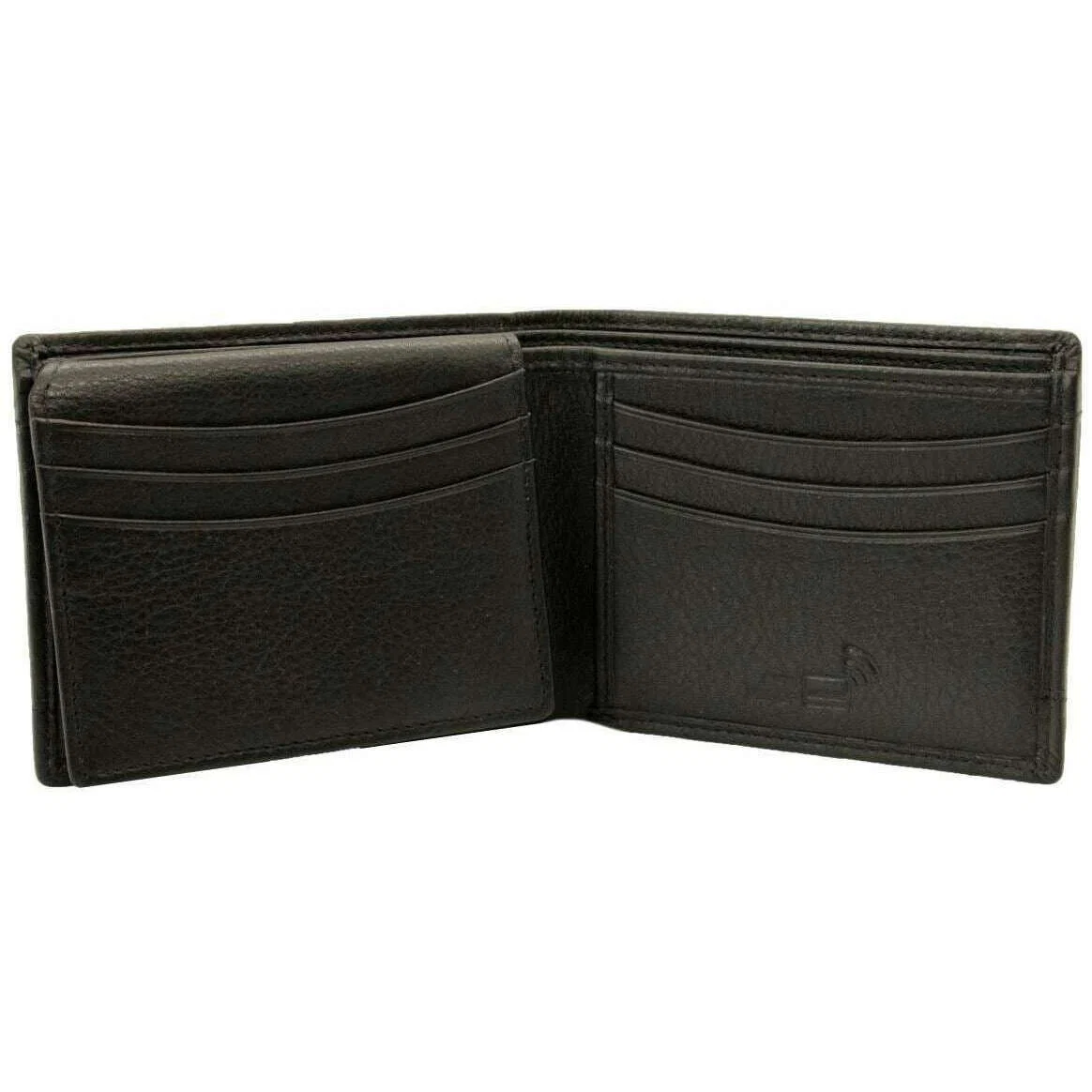 David Van Hagen Tweed Detail ID Wallet - Black/Grey - Image 2