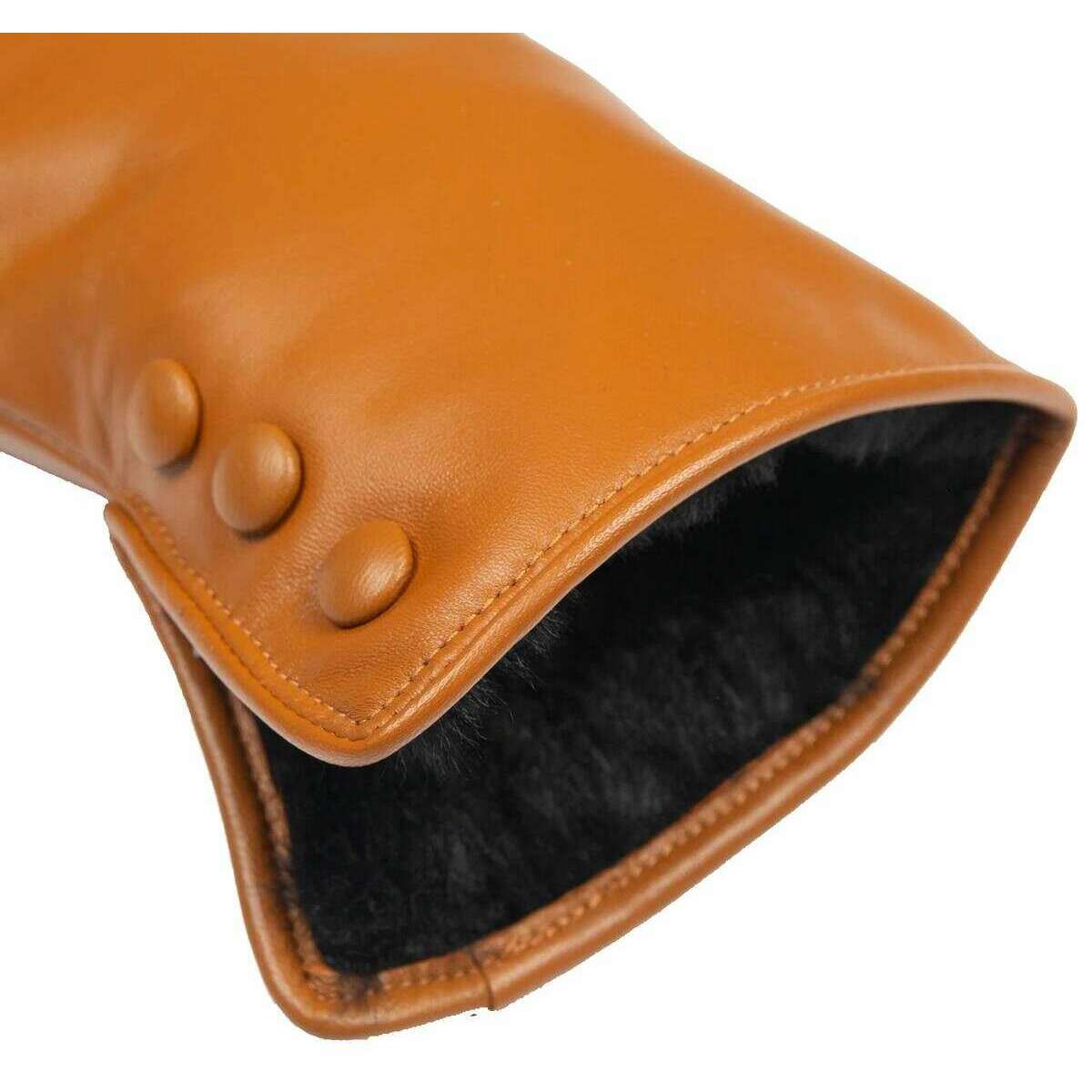 Dents Agata Water-Resistant Leather Gloves - Saddle Tan - Image 7