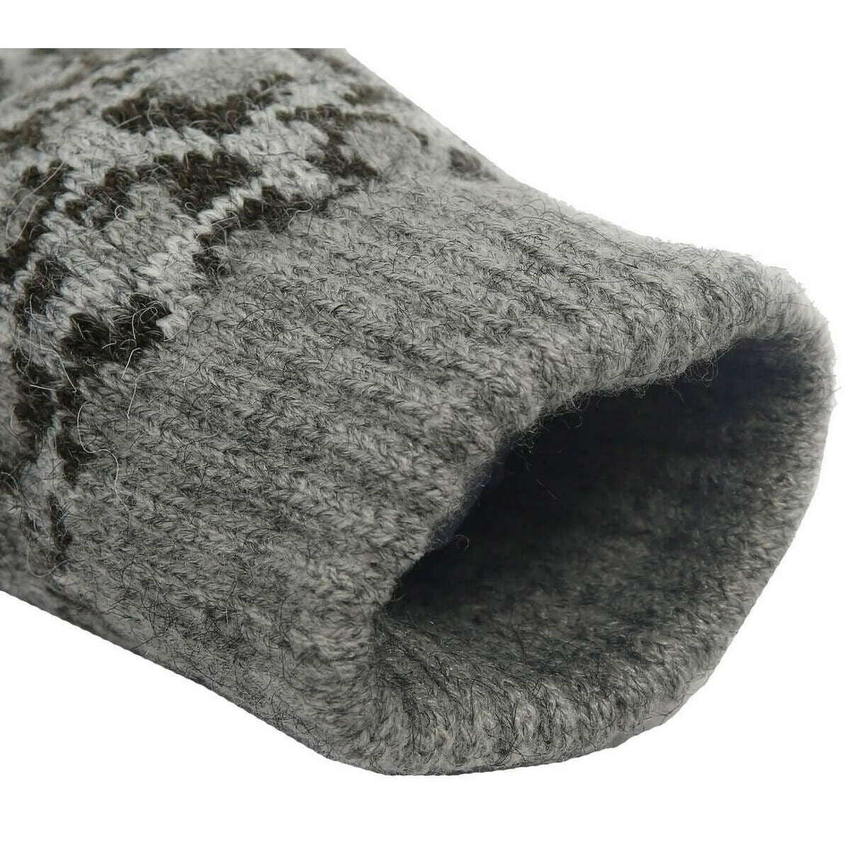 Dents Animal Print Gloves - Dove Grey - Image 5