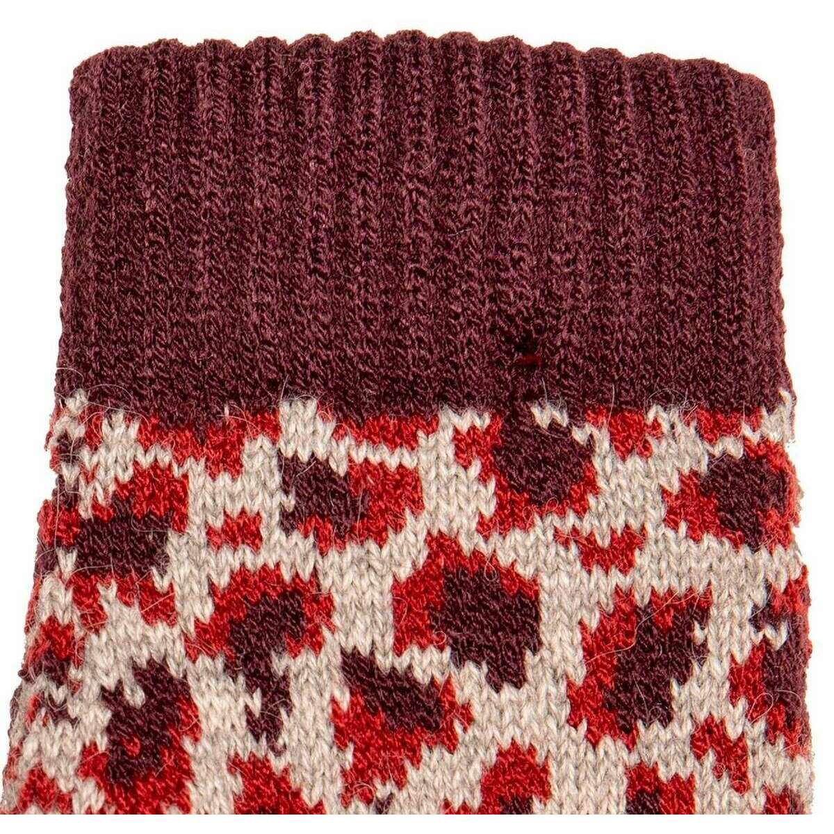 Dents Animal Print Gloves - Plum Purple - Image 3