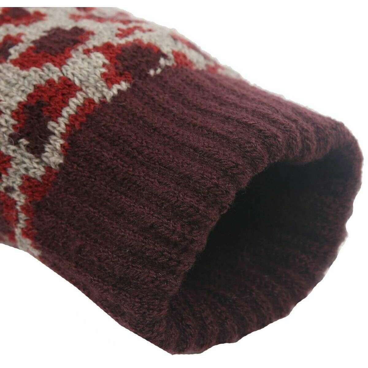 Dents Animal Print Gloves - Plum Purple - Image 5