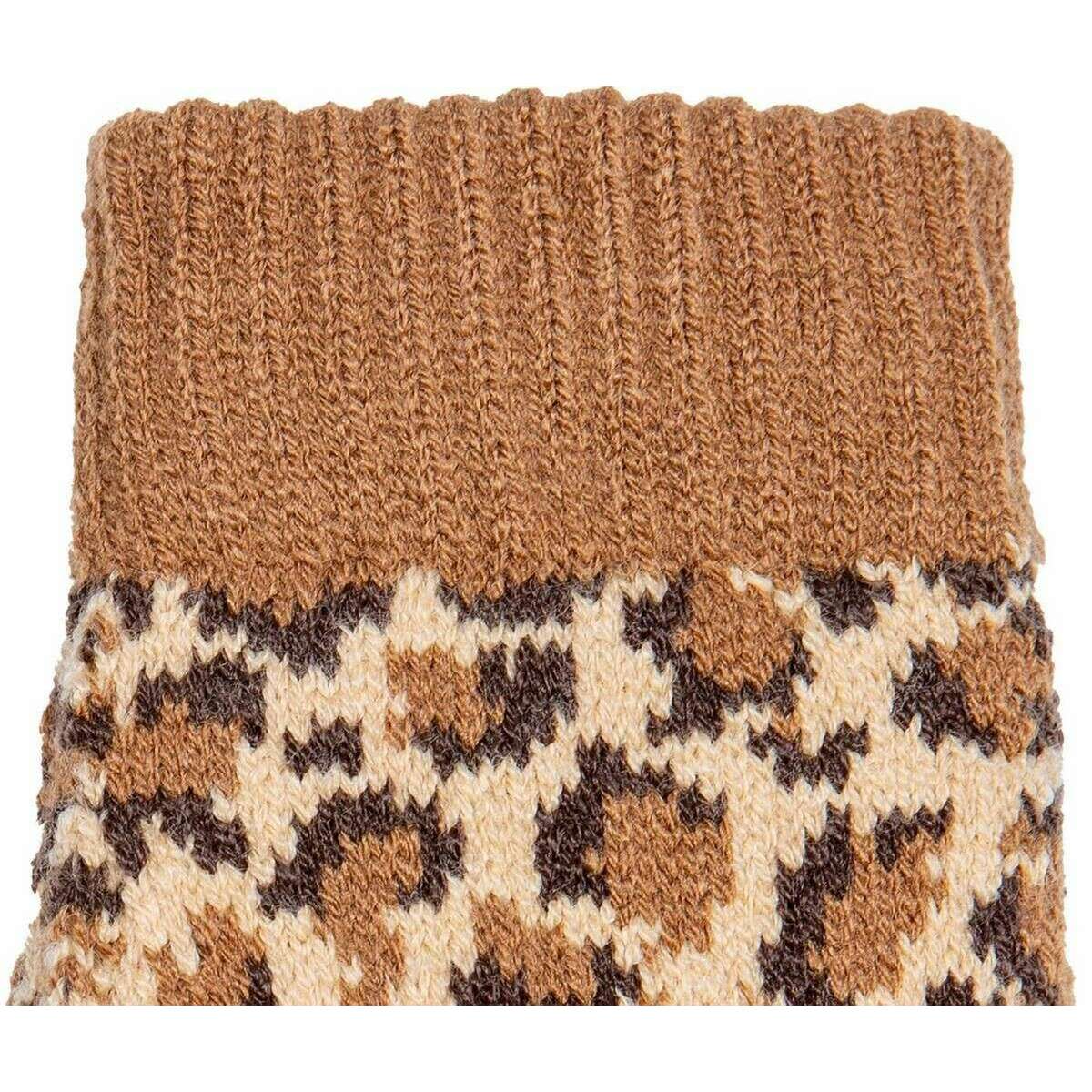 Dents Animal Print Gloves - Tan - Image 3