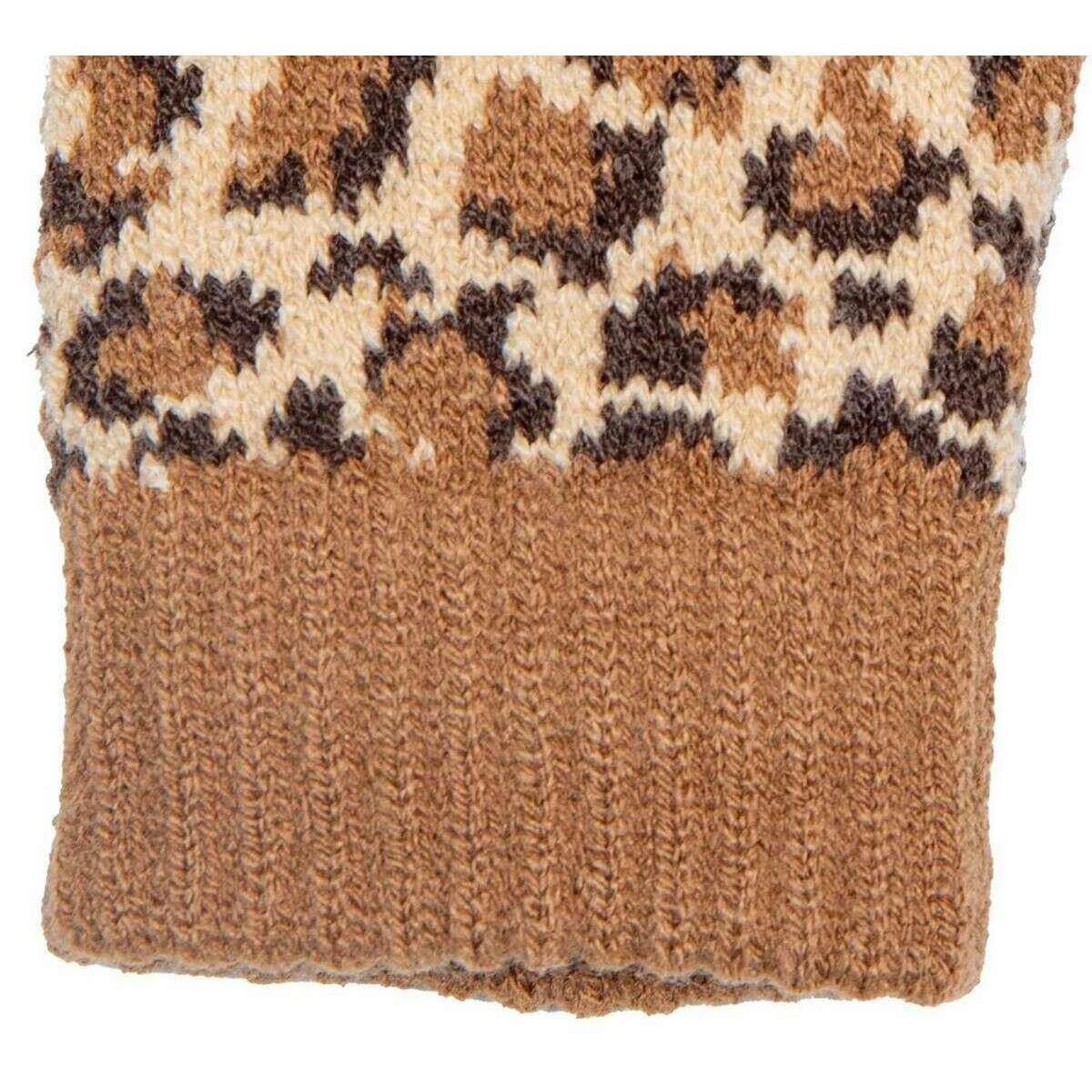 Dents Animal Print Gloves - Tan - Image 4