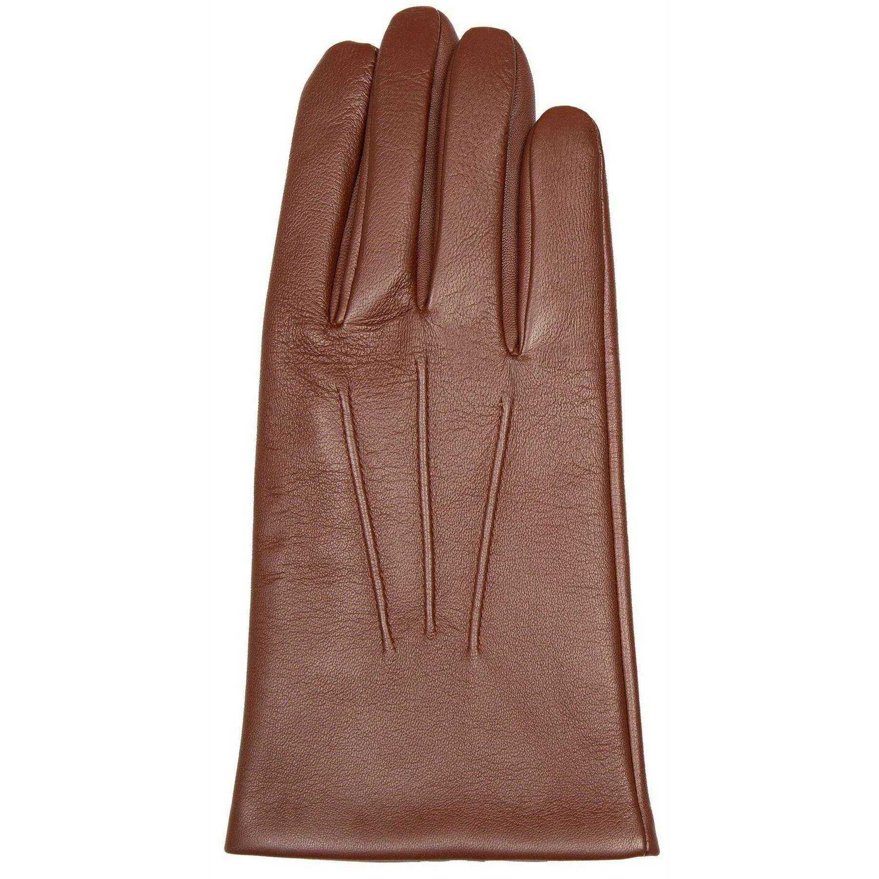 Dents Bath Three-Point Cashmere-Lined Leather Gloves - English Tan - Image 3