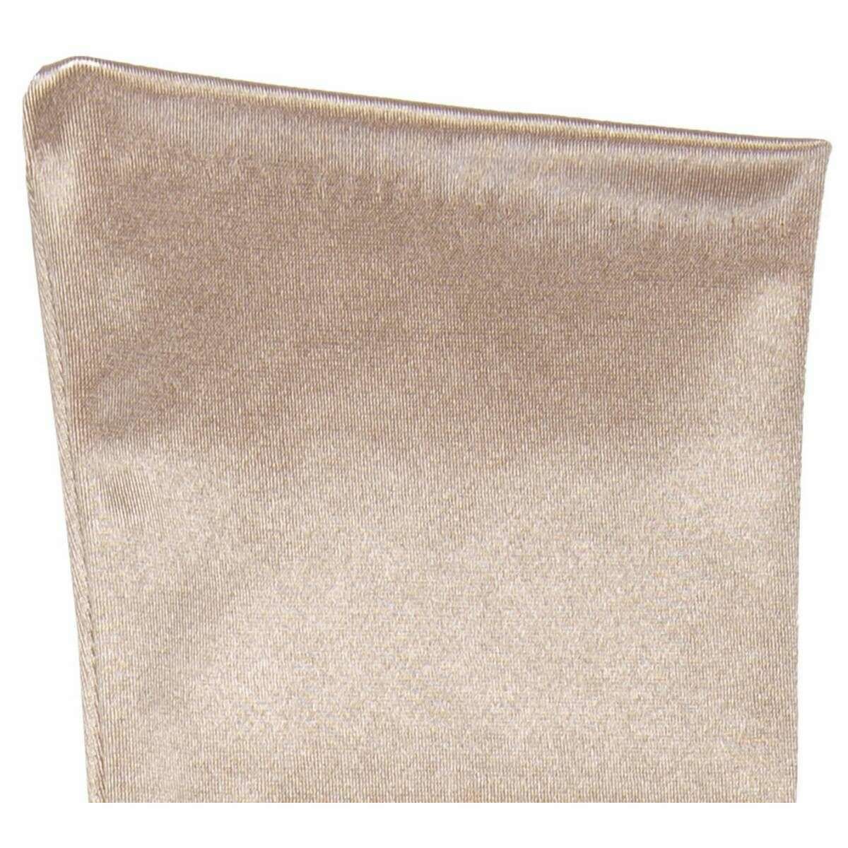 Dents Bella Long Satin Opera Gloves - Champagne Cream - Image 6
