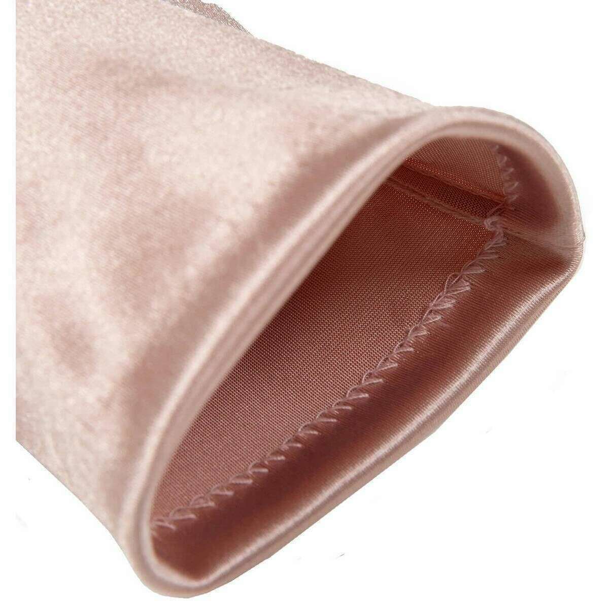 Dents Bella Long Satin Opera Gloves - Rose Pink - Image 7
