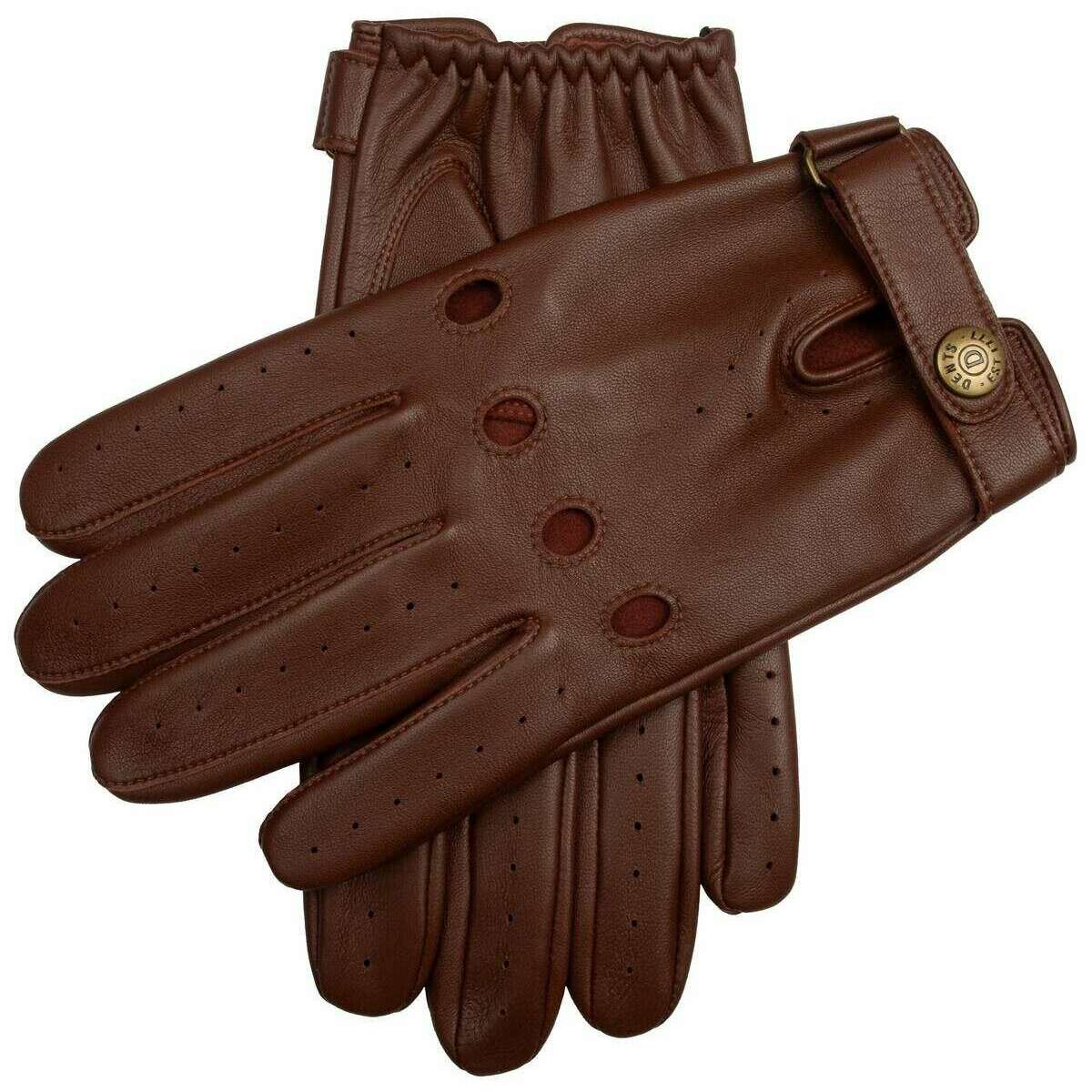 Dents Brooklands Leather Driving Gloves - English Tan