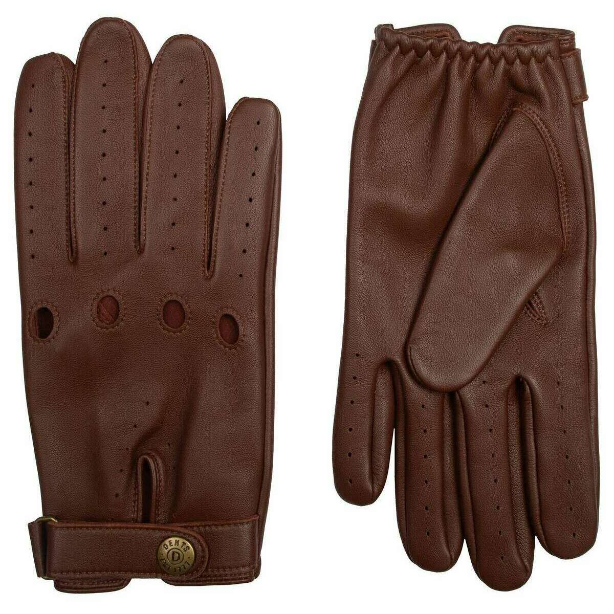 Dents Brooklands Leather Driving Gloves - English Tan - Image 2