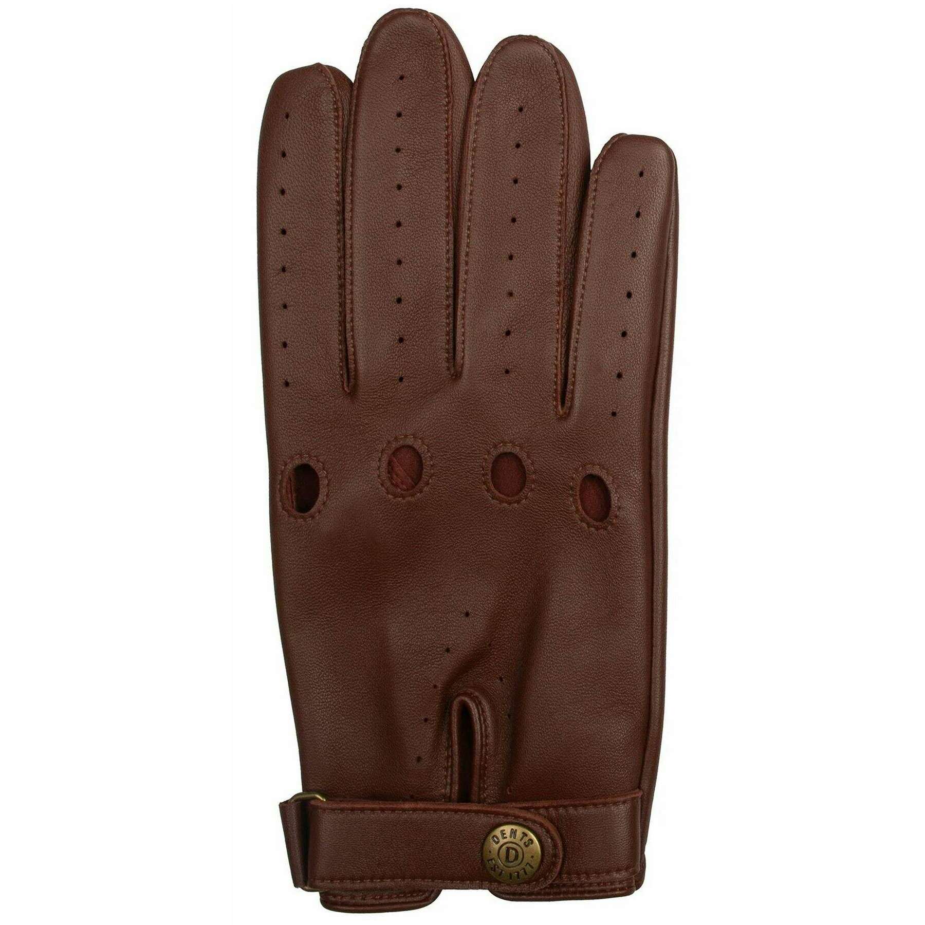 Dents Brooklands Leather Driving Gloves - English Tan - Image 3