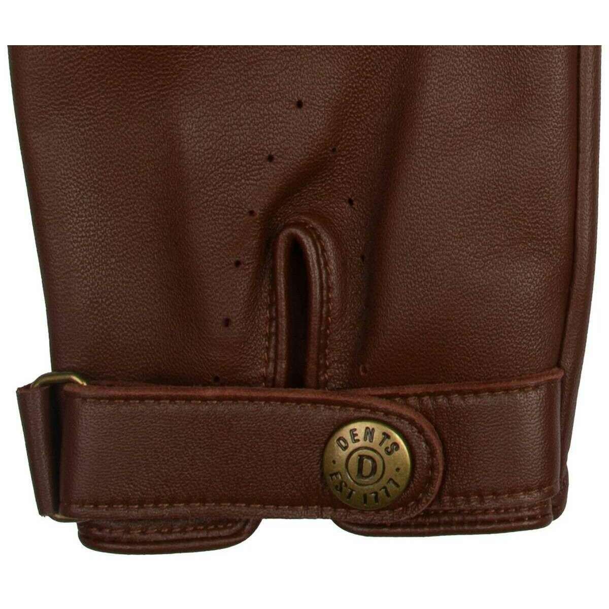 Dents Brooklands Leather Driving Gloves - English Tan - Image 5