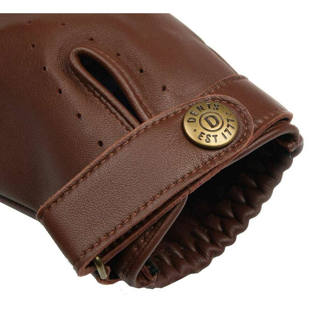 Dents Brooklands Leather Driving Gloves - English Tan - Image 7