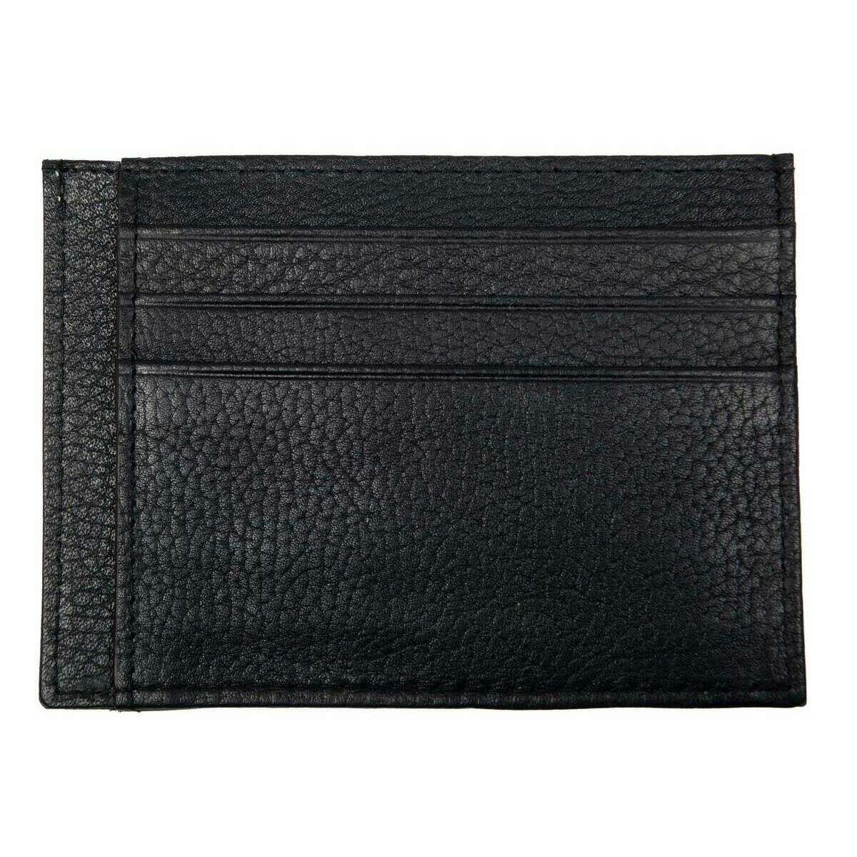 Dents Cherwell Card Holder - Black/Bordeaux Burgundy - Image 2
