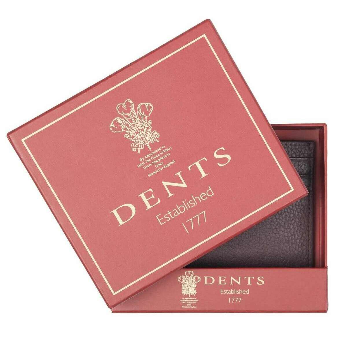 Dents Cherwell Card Holder - Bordeaux Burgundy/Light Tan - Image 3