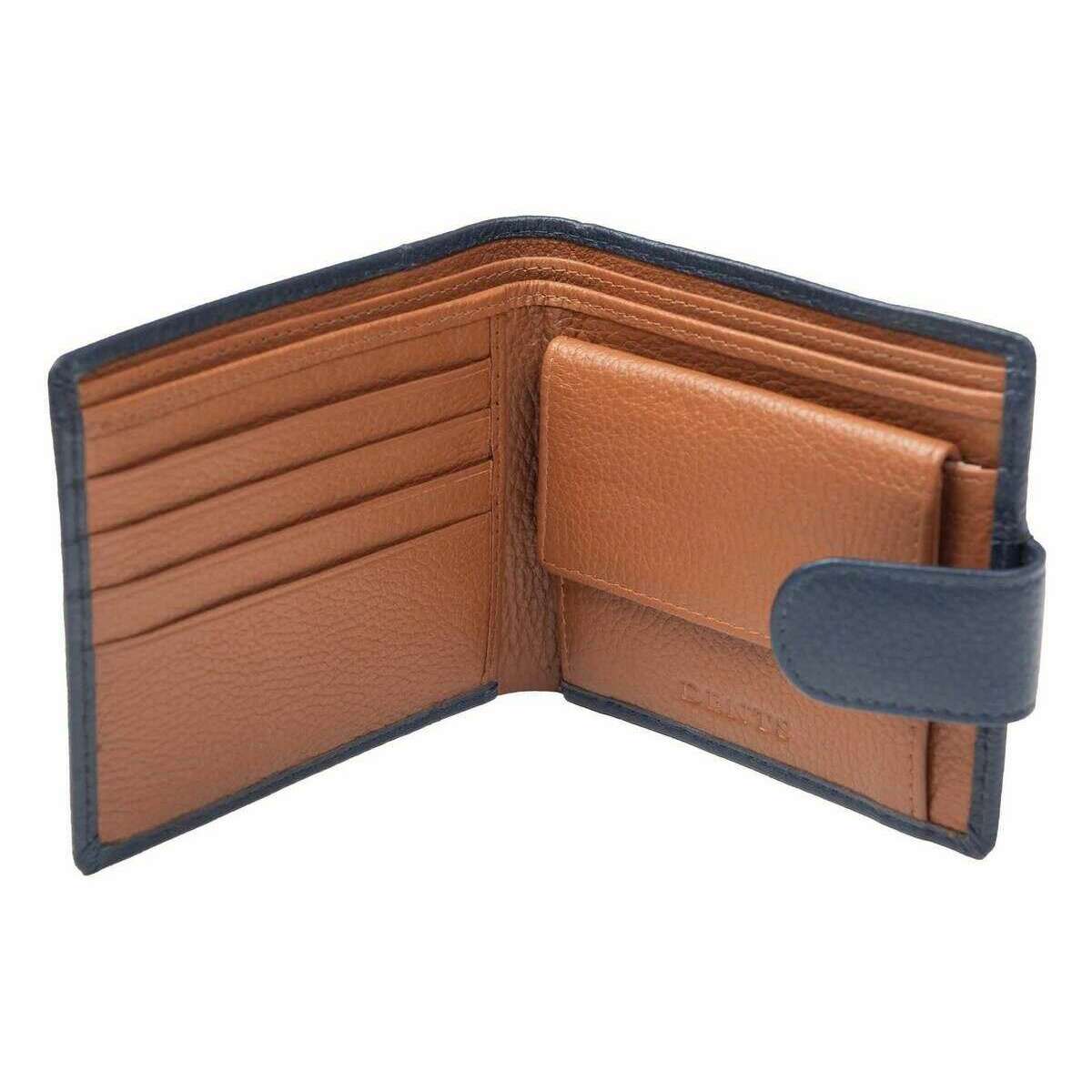 Dents Cherwell Coin Bifold Wallet - Navy/Cognac Brown - Image 5