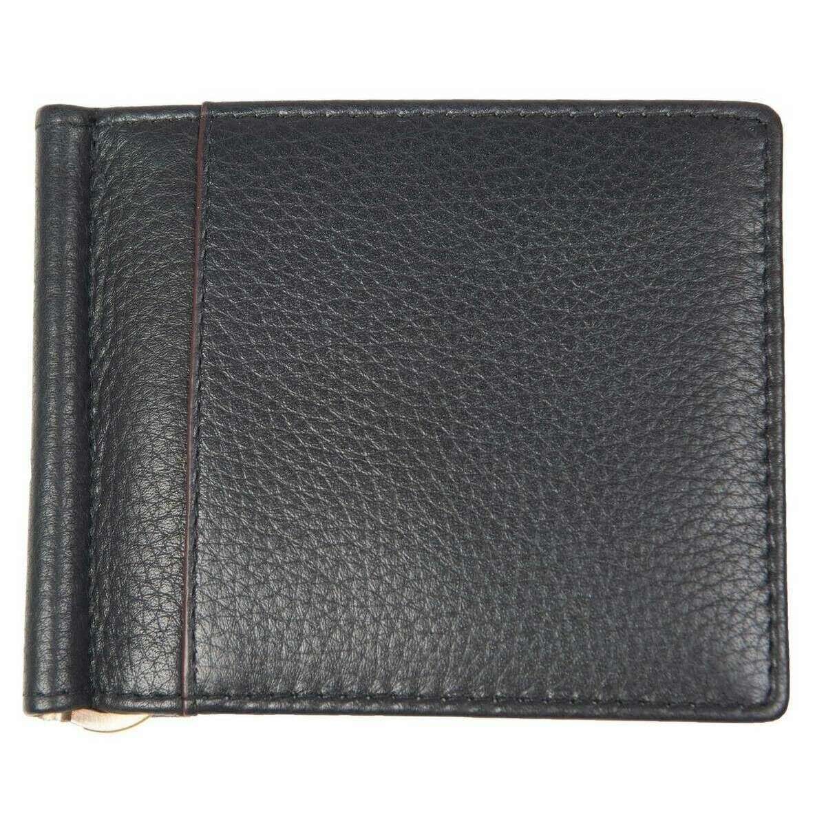Dents Cherwell Money Clip Wallet - Black/Bordeaux Burgundy