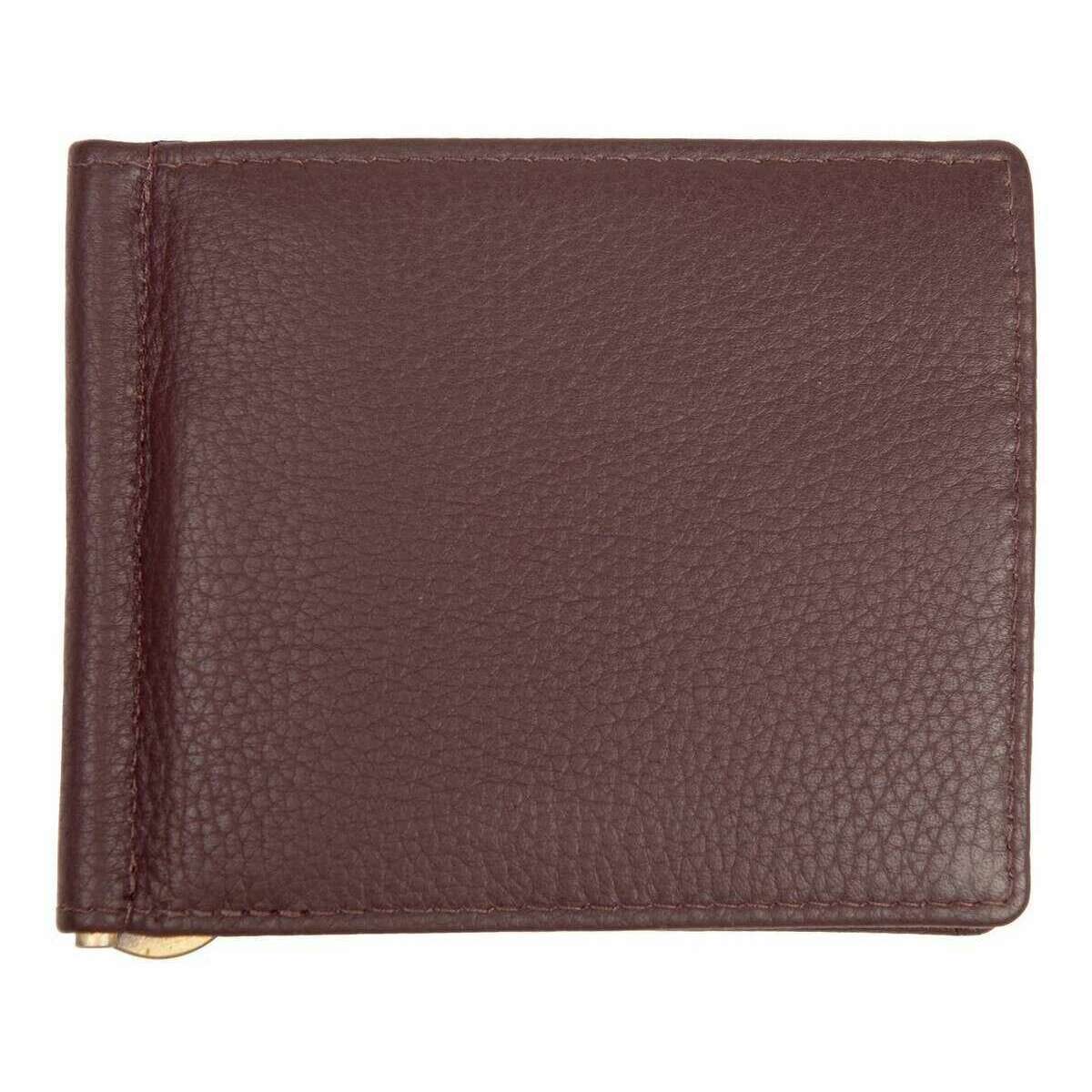 Dents Cherwell Money Clip Wallet - Bordeaux Burgundy/Light Tan - Image 2