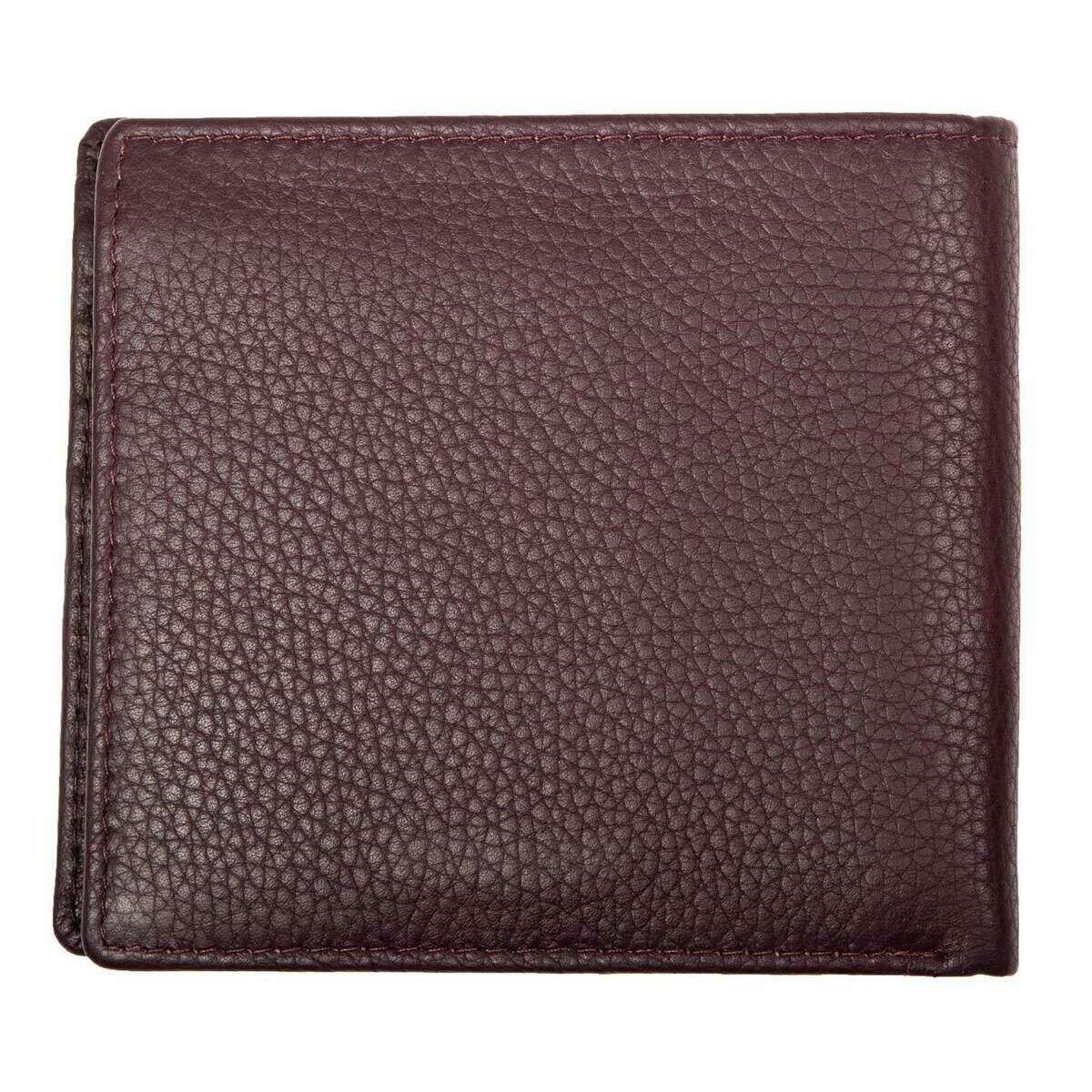 Dents Cherwell Slim Bifold Wallet - Bordeaux Burgundy/Light Tan - Image 2