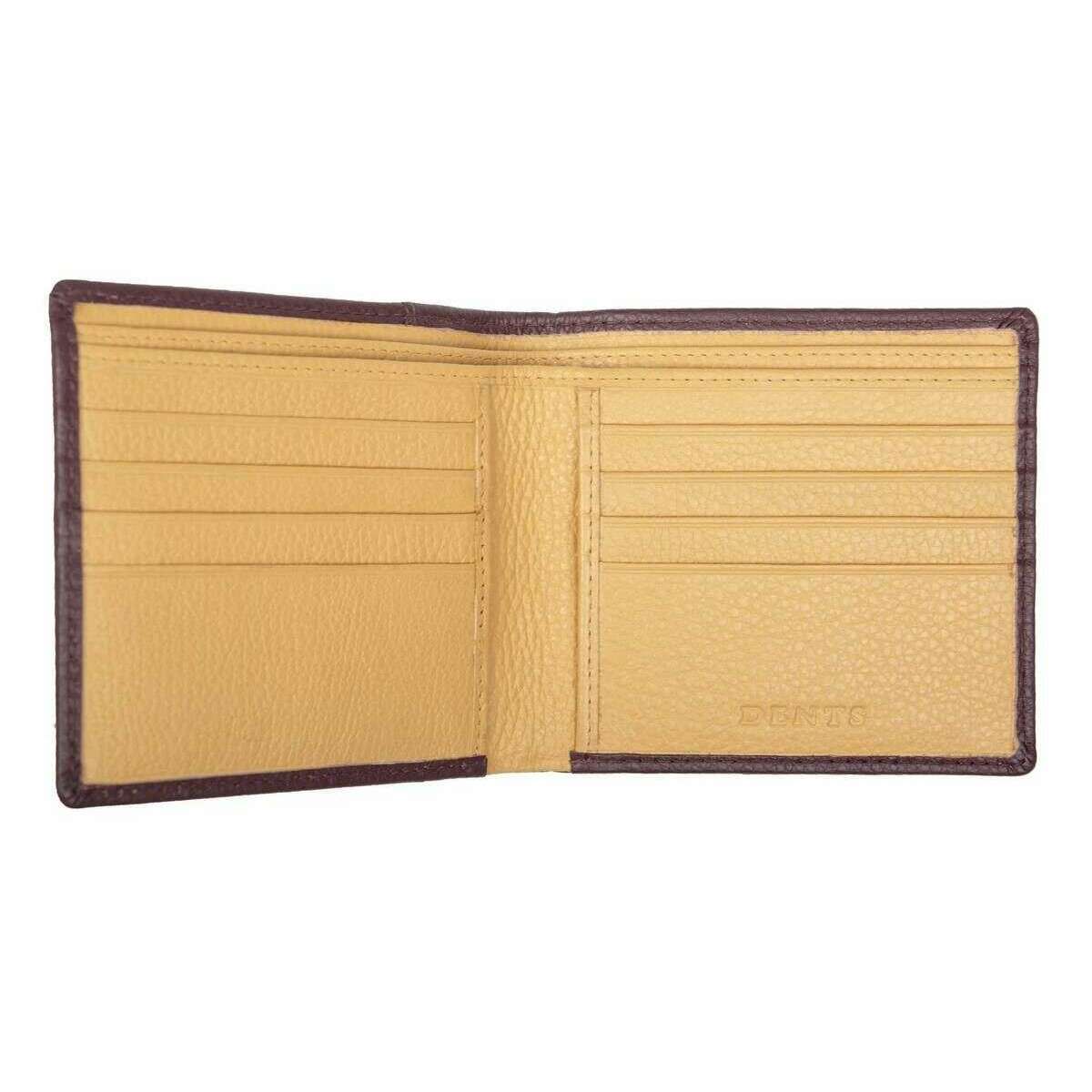 Dents Cherwell Slim Bifold Wallet - Bordeaux Burgundy/Light Tan - Image 4